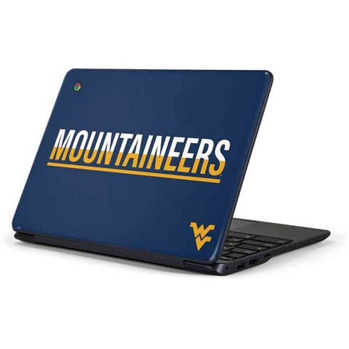 West Virginia University Blue Wood Floor Samsung Chromebook Skin