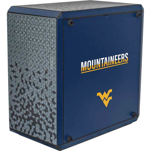 West Virginia University Blue Wood Floor Cooler Master MasterBox Q300L Mini Tower Skin