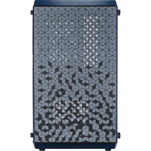 West Virginia University Blue Wood Floor Cooler Master MasterBox Q300L Mini Tower Skin