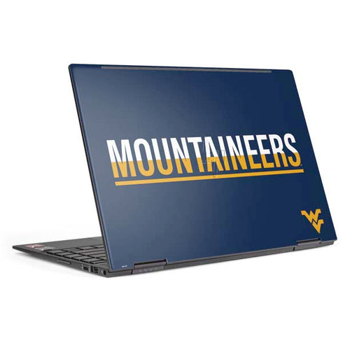 West Virginia University Blue Wood Floor HP Envy Skin