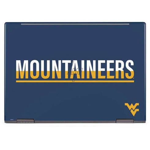West Virginia University Blue Wood Floor HP Envy Skin