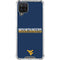 West Virginia University Blue Wood Floor Galaxy A12 Clear Case