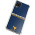 West Virginia University Blue Wood Floor Galaxy A12 Clear Case