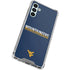 West Virginia University Blue Wood Floor Galaxy A13 5G Clear Case