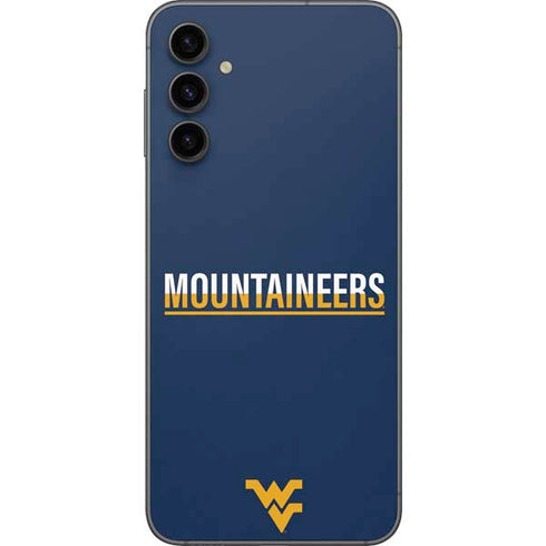 West Virginia University Blue Wood Floor Galaxy A14 5G Skin