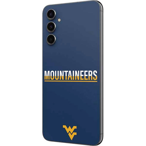 West Virginia University Blue Wood Floor Galaxy A14 5G Skin