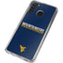 West Virginia University Blue Wood Floor Galaxy A21 Clear Case