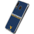 West Virginia University Blue Wood Floor Galaxy A30 Clear Case