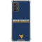 West Virginia University Blue Wood Floor Galaxy A32 5G Clear Case