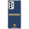 West Virginia University Blue Wood Floor Galaxy A53 5G Clear Case