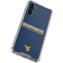 West Virginia University Blue Wood Floor Galaxy A54 5G Clear Case