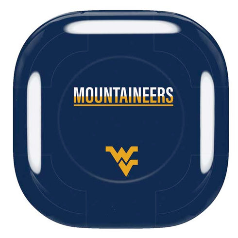 West Virginia University Blue Wood Floor Galaxy Buds Pro Skin