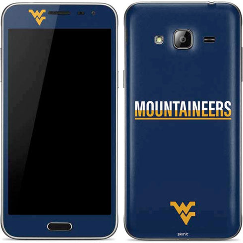 West Virginia University Blue Wood Floor Galaxy J3 Skin