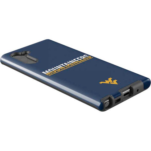 West Virginia University Blue Wood Floor Galaxy Note 10 Pro Case