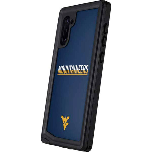 West Virginia University Blue Wood Floor Galaxy Note 10 Waterproof Case