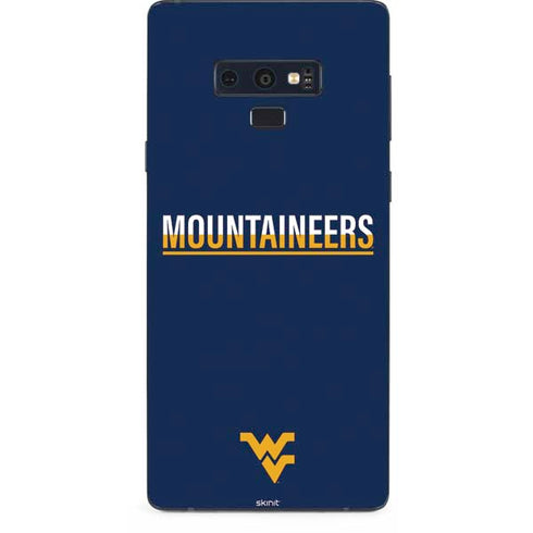 West Virginia University Blue Wood Floor Galaxy Note 9 Skin