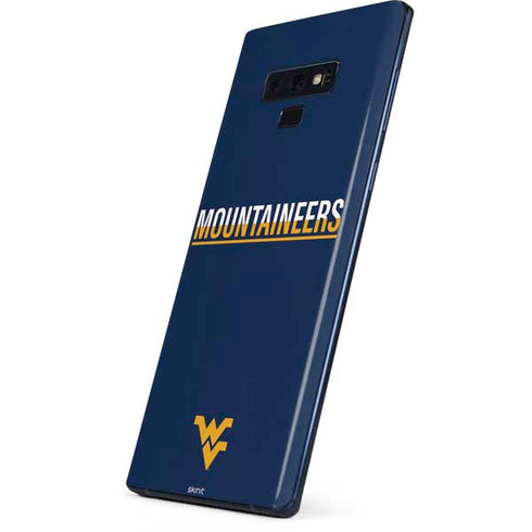 West Virginia University Blue Wood Floor Galaxy Note 9 Skin