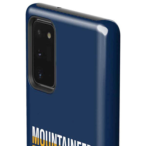 West Virginia University Blue Wood Floor Galaxy Note20 5G Pro Case