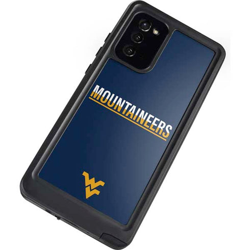 West Virginia University Blue Wood Floor Galaxy Note20 5G Waterproof Case