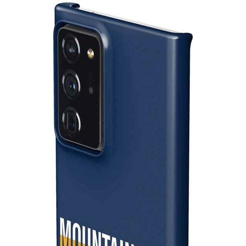 West Virginia University Blue Wood Floor Galaxy Note20 Ultra 5G Lite Case