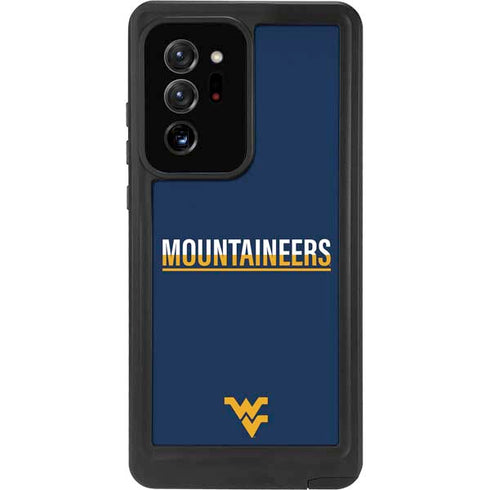 West Virginia University Blue Wood Floor Galaxy Note20 Ultra 5G Waterproof Case
