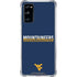 West Virginia University Blue Wood Floor Galaxy S20 FE Clear Case