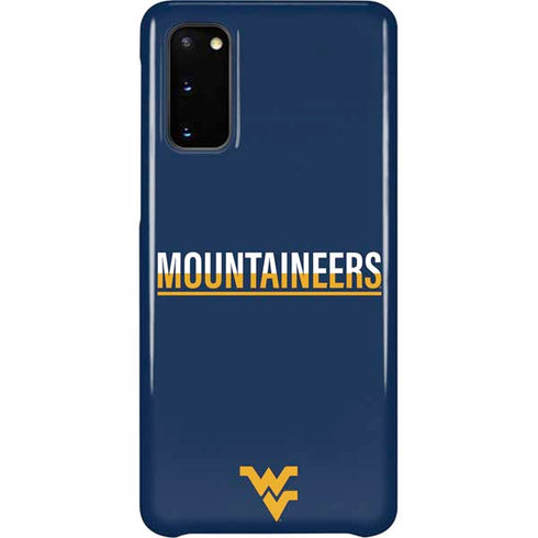 West Virginia University Blue Wood Floor Galaxy S20 Lite Case