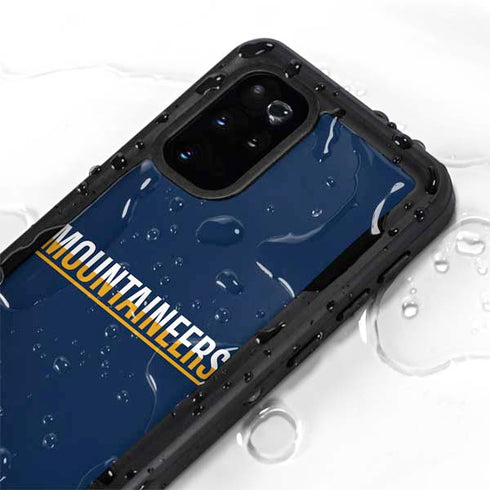 West Virginia University Blue Wood Floor Galaxy S20 Plus Waterproof Case