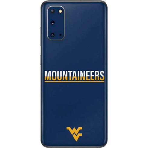 West Virginia University Blue Wood Floor Galaxy S20 Skin