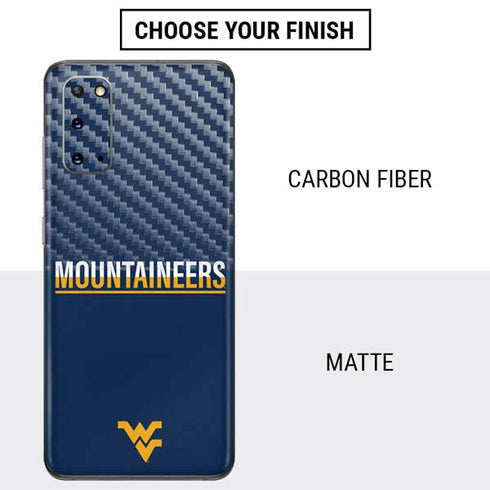 West Virginia University Blue Wood Floor Galaxy S20 Skin