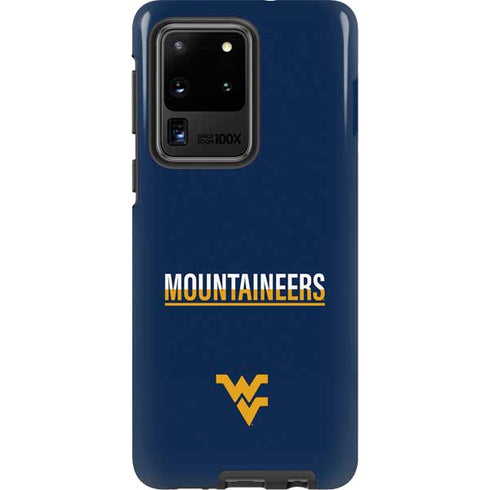 West Virginia University Blue Wood Floor Galaxy S20 Ultra 5G Pro Case