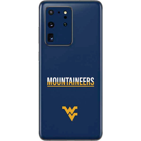 West Virginia University Blue Wood Floor Galaxy S20 Ultra 5G Skin
