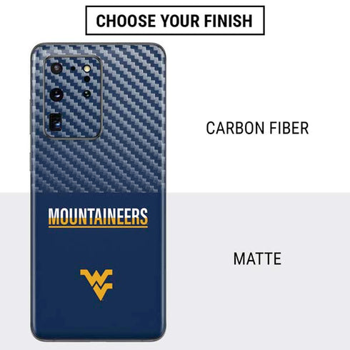 West Virginia University Blue Wood Floor Galaxy S20 Ultra 5G Skin