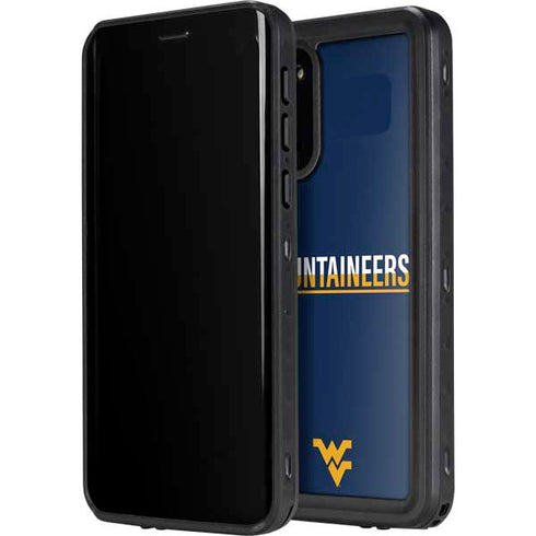 West Virginia University Blue Wood Floor Galaxy S20 Waterproof Case