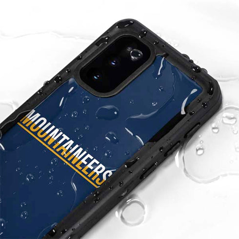 West Virginia University Blue Wood Floor Galaxy S20 Waterproof Case
