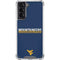 West Virginia University Blue Wood Floor Galaxy S21 5G Clear Case