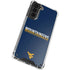 West Virginia University Blue Wood Floor Galaxy S21 5G Clear Case