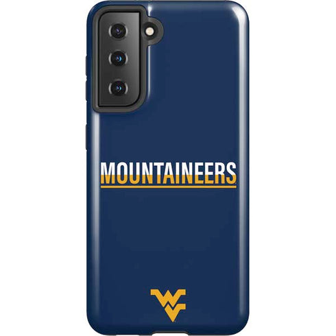 West Virginia University Blue Wood Floor Galaxy S21 5G Pro Case