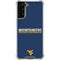 West Virginia University Blue Wood Floor Galaxy S21 FE Clear Case
