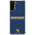 West Virginia University Blue Wood Floor Galaxy S21 FE Clear Case
