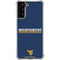 West Virginia University Blue Wood Floor Galaxy S21 Plus 5G Clear Case