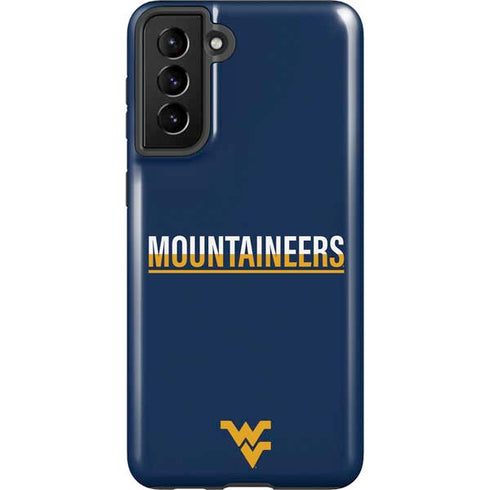 West Virginia University Blue Wood Floor Galaxy S21 Plus 5G Pro Case