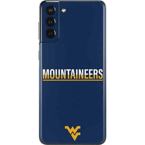 West Virginia University Blue Wood Floor Galaxy S21 Plus 5G Skin