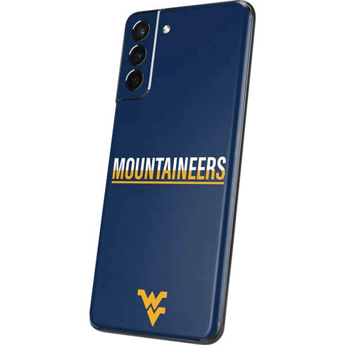 West Virginia University Blue Wood Floor Galaxy S21 Plus 5G Skin
