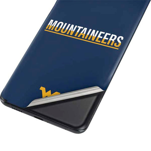 West Virginia University Blue Wood Floor Galaxy S21 Plus 5G Skin