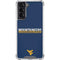 West Virginia University Blue Wood Floor Galaxy S22 Clear Case