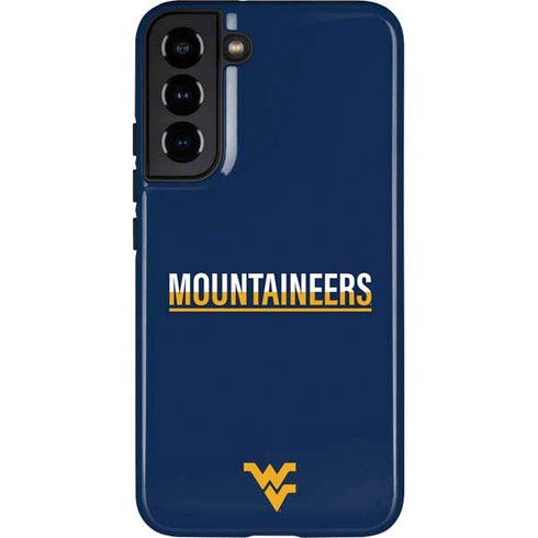 West Virginia University Blue Wood Floor Galaxy S22 Plus Pro Case