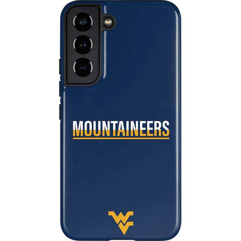 West Virginia University Blue Wood Floor Galaxy S22 Pro Case