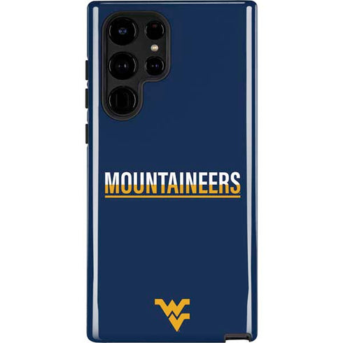 West Virginia University Blue Wood Floor Galaxy S22 Ultra Pro Case