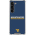 West Virginia University Blue Wood Floor Galaxy S23 Clear Case